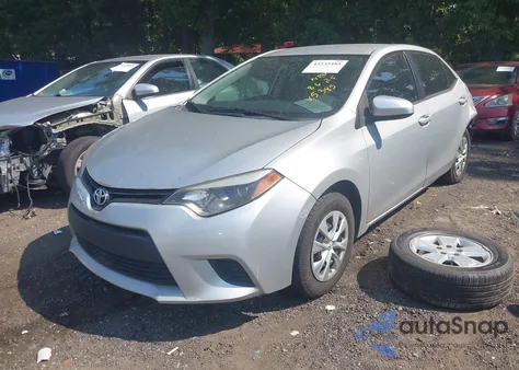 2016 Toyota Corolla L from USA, damaged, VIN 5YFBURHEXGP535385